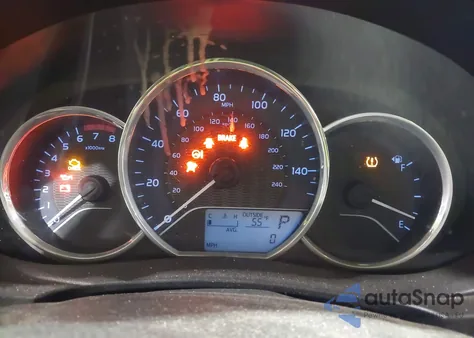 2015 Toyota Corolla Le z USA, uszkodzony, nr VIN 2T1BURHE9FC444445